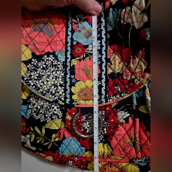 Vera Bradley Happy Snails Saddle Up Crossbody Bag - Picture 9 of 11